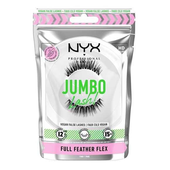 NEW NYX PROFESSIONAL MAKEUP, Jumbo Lash!, Vegan False Lashes, Reusable - Picture 1 of 5